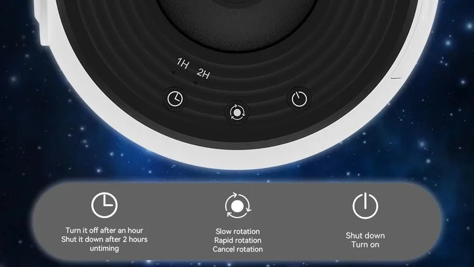 Projecteur de galaxie veilleuse LED projecteur de ciel étoilé 360 ° Lampe de nuit planétarium rotative, pour chambre décorative, cadeau pour enfants - crazyfinds.frMa boutiqueWhite BlackUsb plugProjecteur de galaxie veilleuse LED projecteur de ciel étoilé 360 ° Lampe de nuit planétarium rotative, pour chambre décorative, cadeau pour enfants