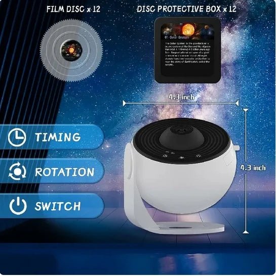 Projecteur de galaxie veilleuse LED projecteur de ciel étoilé 360 ° Lampe de nuit planétarium rotative, pour chambre décorative, cadeau pour enfants - crazyfinds.frMa boutiqueWhite BlackUsb plugProjecteur de galaxie veilleuse LED projecteur de ciel étoilé 360 ° Lampe de nuit planétarium rotative, pour chambre décorative, cadeau pour enfants