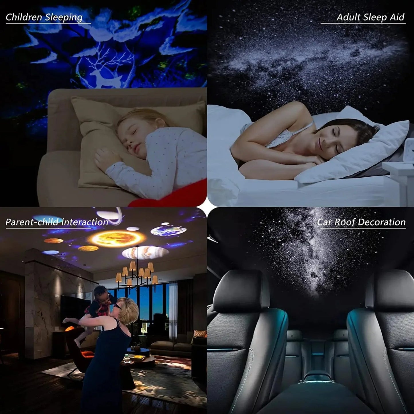 Projecteur de galaxie veilleuse LED projecteur de ciel étoilé 360 ° Lampe de nuit planétarium rotative, pour chambre décorative, cadeau pour enfants - crazyfinds.frMa boutiqueWhite BlackUsb plugProjecteur de galaxie veilleuse LED projecteur de ciel étoilé 360 ° Lampe de nuit planétarium rotative, pour chambre décorative, cadeau pour enfants