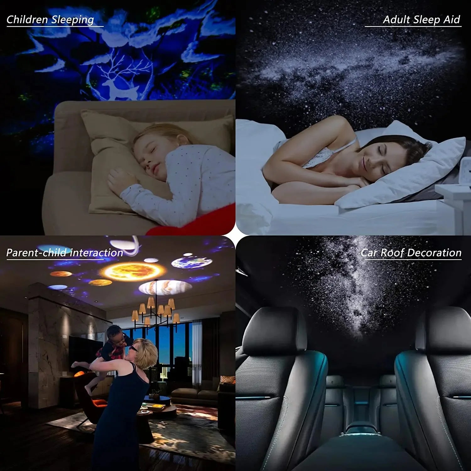 Projecteur de galaxie veilleuse LED projecteur de ciel étoilé 360 ° Lampe de nuit planétarium rotative, pour chambre décorative, cadeau pour enfants - crazyfinds.frMa boutiqueWhite BlackUsb plugProjecteur de galaxie veilleuse LED projecteur de ciel étoilé 360 ° Lampe de nuit planétarium rotative, pour chambre décorative, cadeau pour enfants