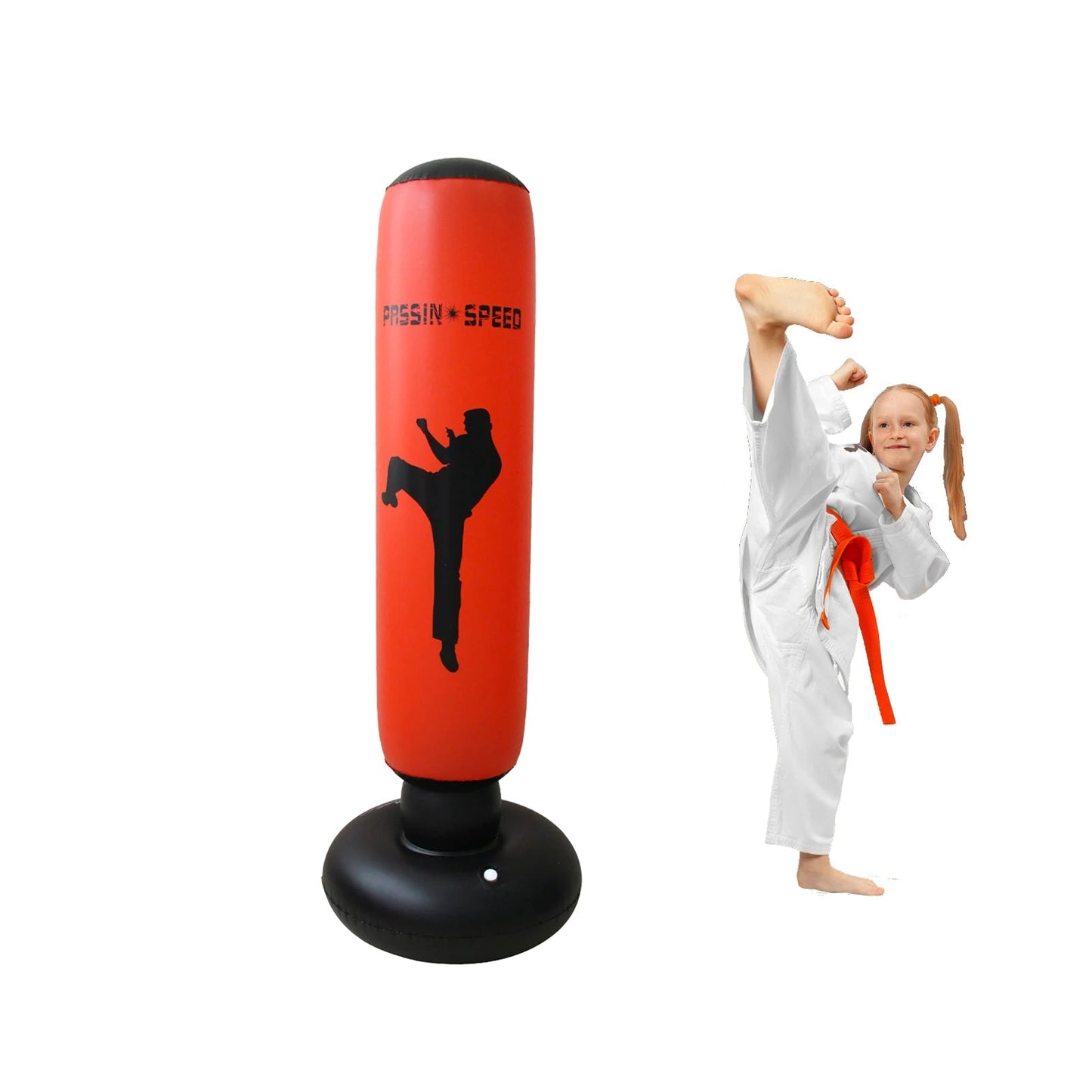 Sac de Frappe Gonflable sur Pied 160cm pour Enfants et Adultes, Sac de Sable de Kickboxing, Sac de Boxe Karaté Anti - Stress - crazyfinds.frcrazyfinds.frSac de Frappe Gonflable sur Pied 160cm pour Enfants et Adultes, Sac de Sable de Kickboxing, Sac de Boxe Karaté Anti - Stress