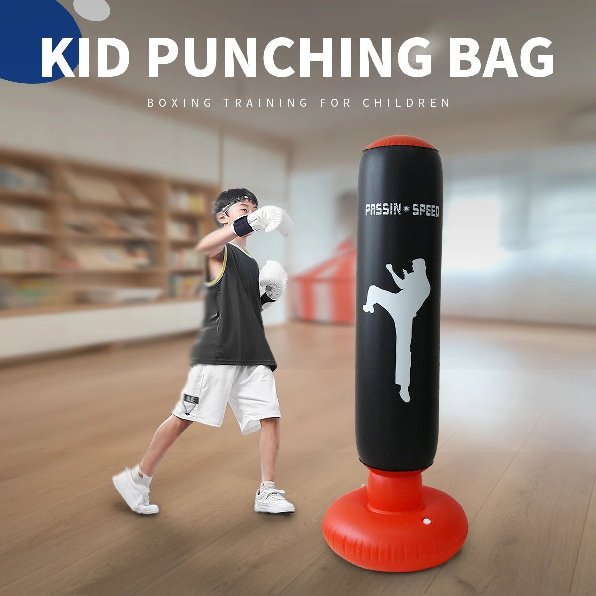 Sac de Frappe Gonflable sur Pied 160cm pour Enfants et Adultes, Sac de Sable de Kickboxing, Sac de Boxe Karaté Anti - Stress - crazyfinds.frcrazyfinds.frSac de Frappe Gonflable sur Pied 160cm pour Enfants et Adultes, Sac de Sable de Kickboxing, Sac de Boxe Karaté Anti - Stress