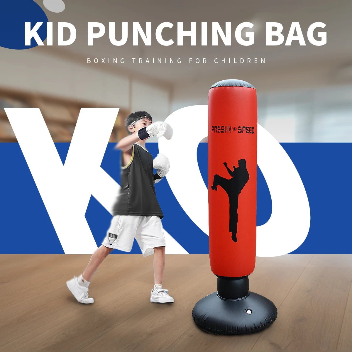 Sac de Frappe Gonflable sur Pied 160cm pour Enfants et Adultes, Sac de Sable de Kickboxing, Sac de Boxe Karaté Anti - Stress - crazyfinds.frcrazyfinds.frSac de Frappe Gonflable sur Pied 160cm pour Enfants et Adultes, Sac de Sable de Kickboxing, Sac de Boxe Karaté Anti - Stress