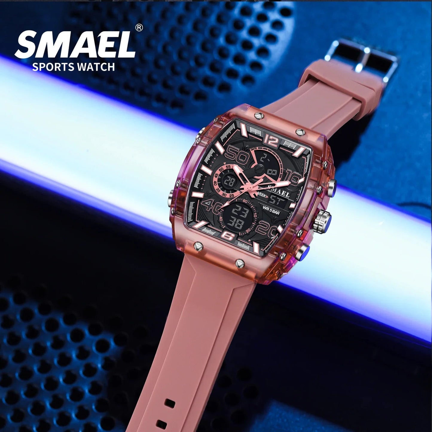 SMAEL 8109 nouvelle montre pour hommes sport multifonctionnel 50M étanche double affichage LED veilleuse loisirs étudiant montre électronique - crazyfinds.frcrazyfinds.frblackSMAEL 8109 nouvelle montre pour hommes sport multifonctionnel 50M étanche double affichage LED veilleuse loisirs étudiant montre électronique