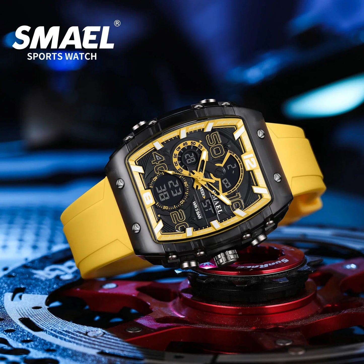SMAEL 8109 nouvelle montre pour hommes sport multifonctionnel 50M étanche double affichage LED veilleuse loisirs étudiant montre électronique - crazyfinds.frcrazyfinds.frblackSMAEL 8109 nouvelle montre pour hommes sport multifonctionnel 50M étanche double affichage LED veilleuse loisirs étudiant montre électronique