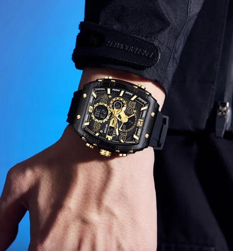 SMAEL 8109 nouvelle montre pour hommes sport multifonctionnel 50M étanche double affichage LED veilleuse loisirs étudiant montre électronique - crazyfinds.frcrazyfinds.frblackSMAEL 8109 nouvelle montre pour hommes sport multifonctionnel 50M étanche double affichage LED veilleuse loisirs étudiant montre électronique