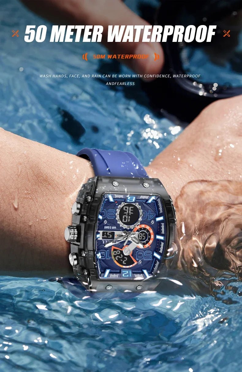 SMAEL 8109 nouvelle montre pour hommes sport multifonctionnel 50M étanche double affichage LED veilleuse loisirs étudiant montre électronique - crazyfinds.frcrazyfinds.frblackSMAEL 8109 nouvelle montre pour hommes sport multifonctionnel 50M étanche double affichage LED veilleuse loisirs étudiant montre électronique