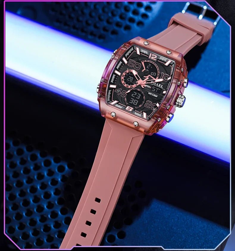 SMAEL 8109 nouvelle montre pour hommes sport multifonctionnel 50M étanche double affichage LED veilleuse loisirs étudiant montre électronique - crazyfinds.frcrazyfinds.frblackSMAEL 8109 nouvelle montre pour hommes sport multifonctionnel 50M étanche double affichage LED veilleuse loisirs étudiant montre électronique