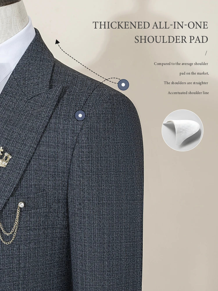 ST Cassy – costume complet de haute qualité pour hommes, élégant, coupe cintrée, robe de soirée de mariage, costume de bureau d'affaires, version épaisse - crazyfinds.frcrazyfinds.frSky blue 3 pcs seAsia 5XL (EUR 58)ST Cassy – costume complet de haute qualité pour hommes, élégant, coupe cintrée, robe de soirée de mariage, costume de bureau d'affaires, version épaisse