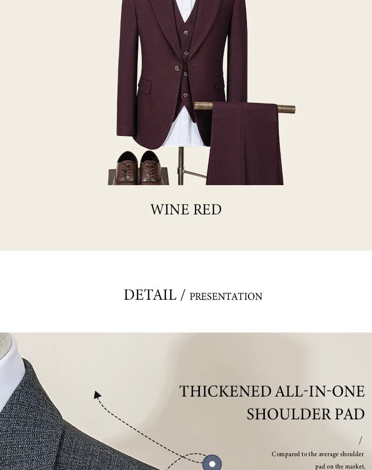 ST Cassy – costume complet de haute qualité pour hommes, élégant, coupe cintrée, robe de soirée de mariage, costume de bureau d'affaires, version épaisse - crazyfinds.frcrazyfinds.frSky blue 3 pcs seAsia 5XL (EUR 58)ST Cassy – costume complet de haute qualité pour hommes, élégant, coupe cintrée, robe de soirée de mariage, costume de bureau d'affaires, version épaisse