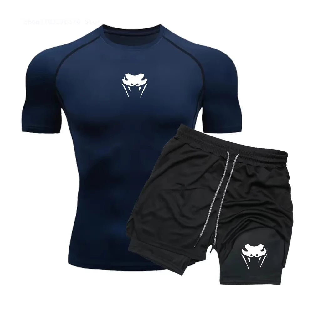 Vêtements de fitness athlétiques à compression pour hommes – Short double couche serré à manches courtes à séchage rapide, ensemble d'été pour course à pied et fitness - crazyfinds.frcrazyfinds.frMarron3XLVêtements de fitness athlétiques à compression pour hommes – Short double couche serré à manches courtes à séchage rapide, ensemble d'été pour course à pied et fitness