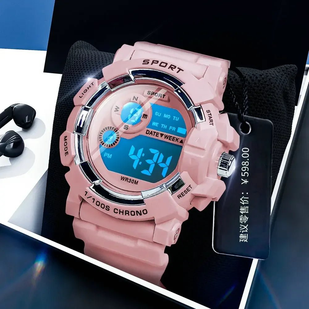 YIKAZE mode sport montres hommes femmes montre numérique étanche lumineux réveil électronique montre - bracelet pour enfants enfants - crazyfinds.frcrazyfinds.frBlackYIKAZE mode sport montres hommes femmes montre numérique étanche lumineux réveil électronique montre - bracelet pour enfants enfants